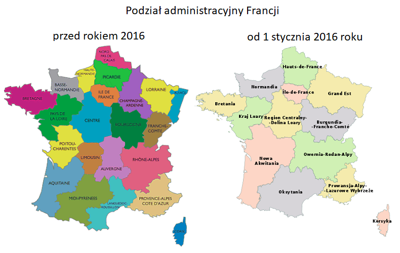 podział administracyjny Francji