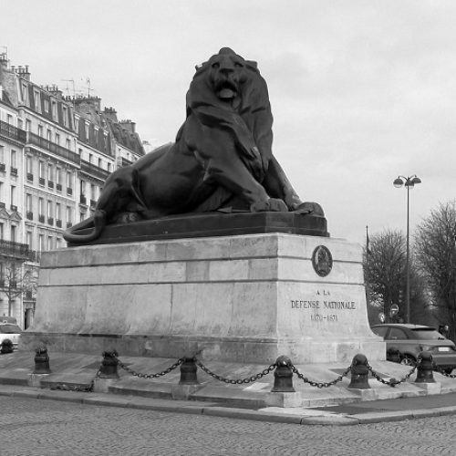 Lion de Belfort i inne lwy w Paryżu