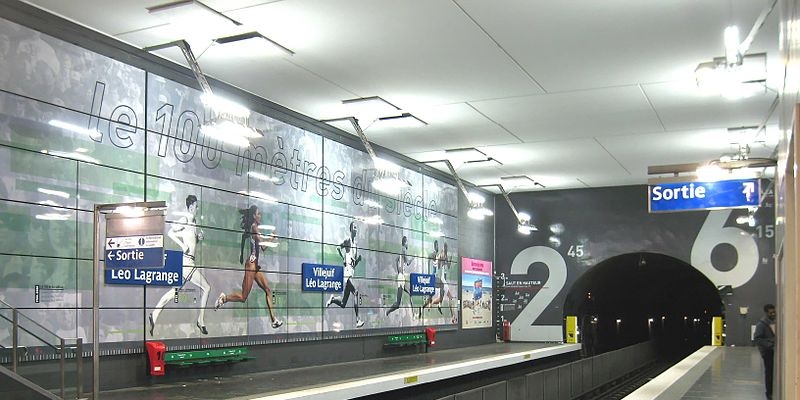 metro w paryżu