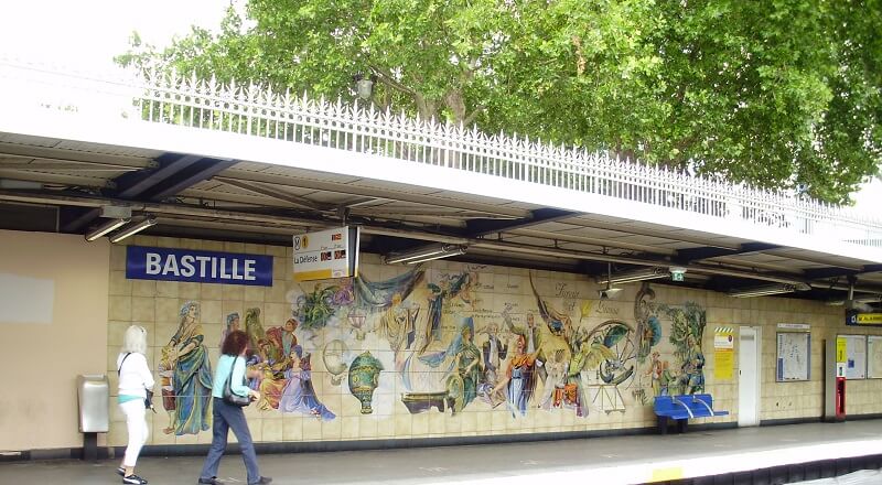 niezwykłe stacje metra w paryżu