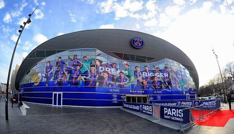 Parc Des Princes Stadion Paris Saint Germain Pary Pl