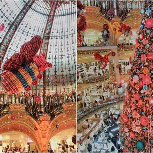 Choinka w Galeries Lafayette 2019