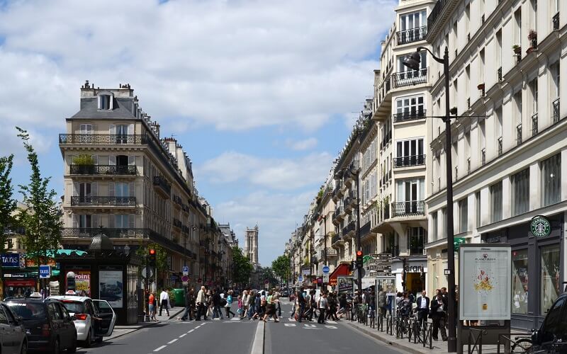 znane ulice w paryżu: rue de rivoli