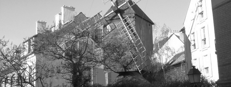 Moulin de la Galette – słynny wiatrak na Montmartre Moulin de la Galette – słynny wiatrak na Montmartre