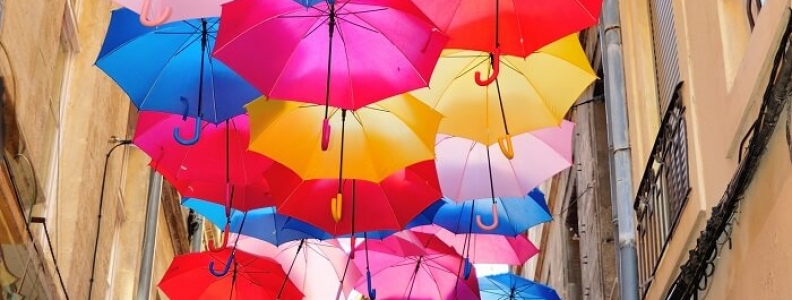 Umbrella Sky w Paryżu Umbrella Sky w Paryżu